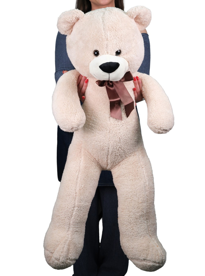 Bej Peluş Ayıcık – Yumuşacık ve Kocaman Sevgiliye Hediye