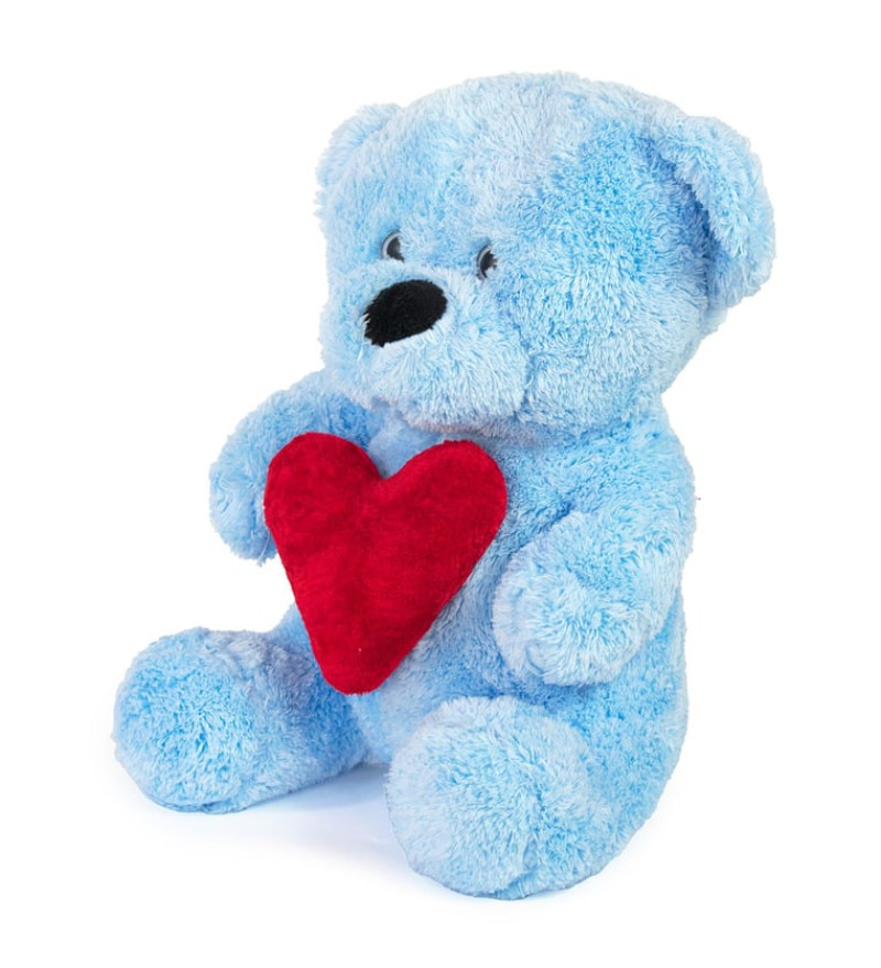  Kalpli Peluş Ayıcık – Mor ve Mavi Renk Seçenekleriyle Sevimli Hediye