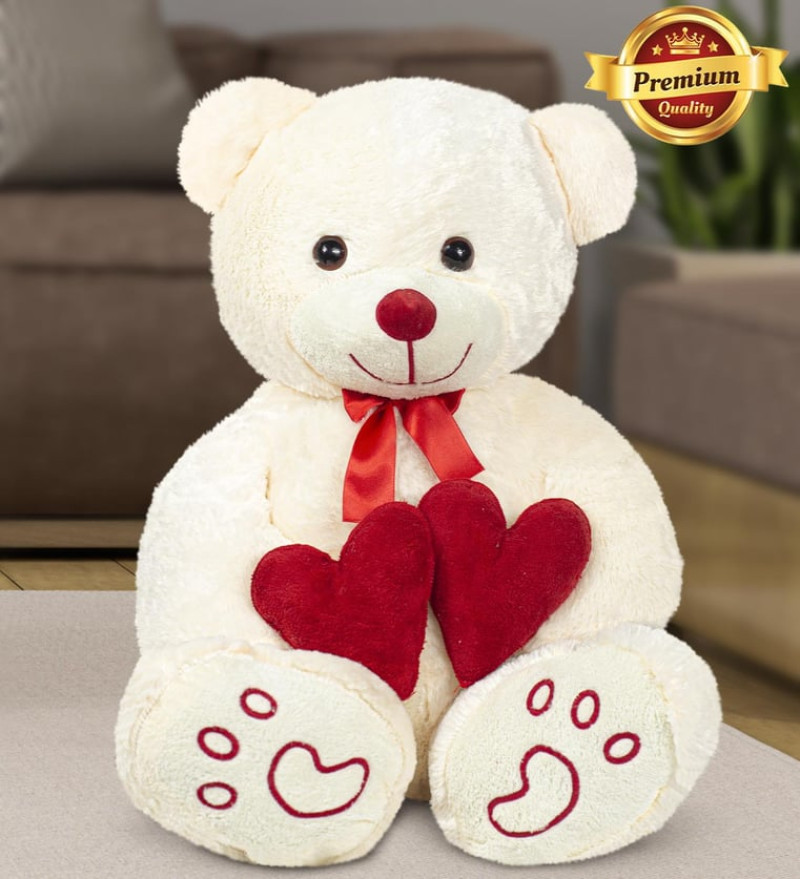  Çift Kalpli Masum Peluş Ayıcık – Premium Kaliteli Yumuşak Oyuncak