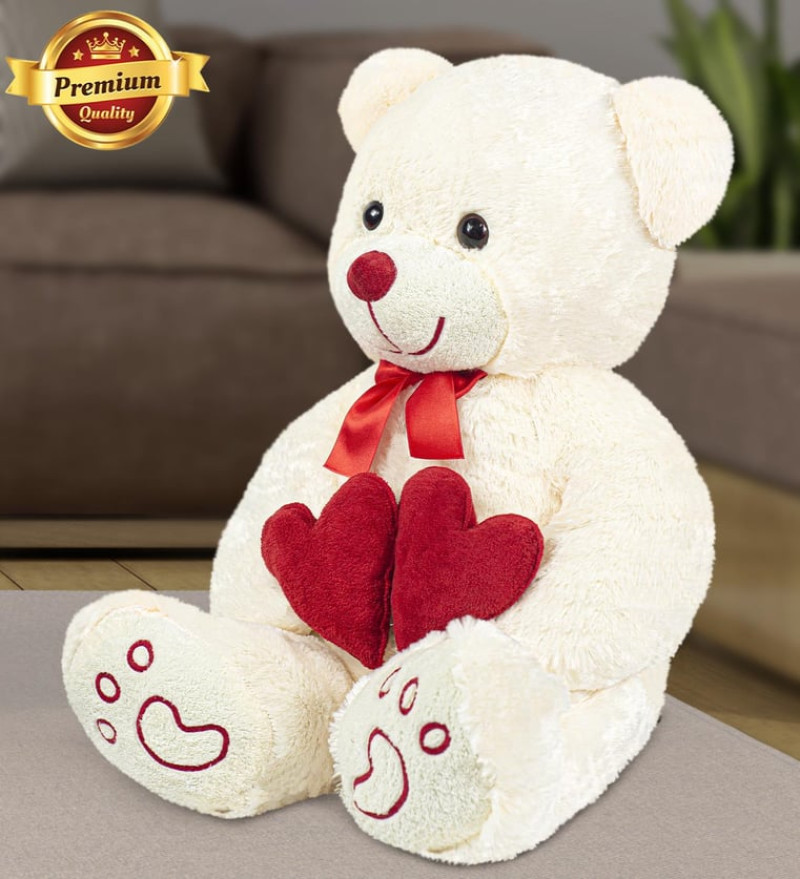  Çift Kalpli Masum Peluş Ayıcık – Premium Kaliteli Yumuşak Oyuncak